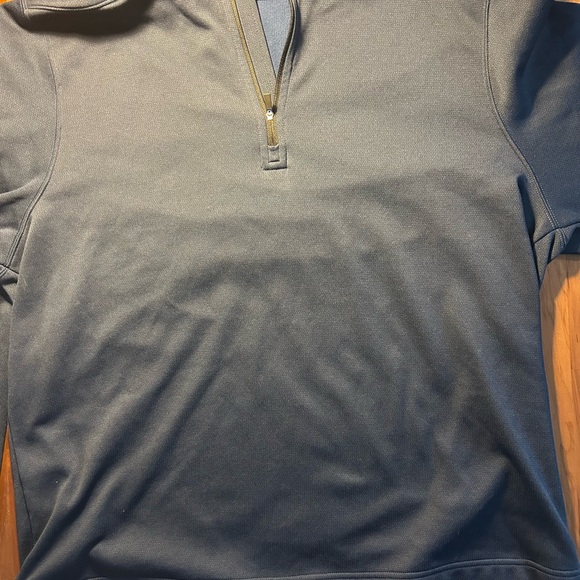 Nike Men's Gray Zip-Up Sweater - Picture 3 of 3